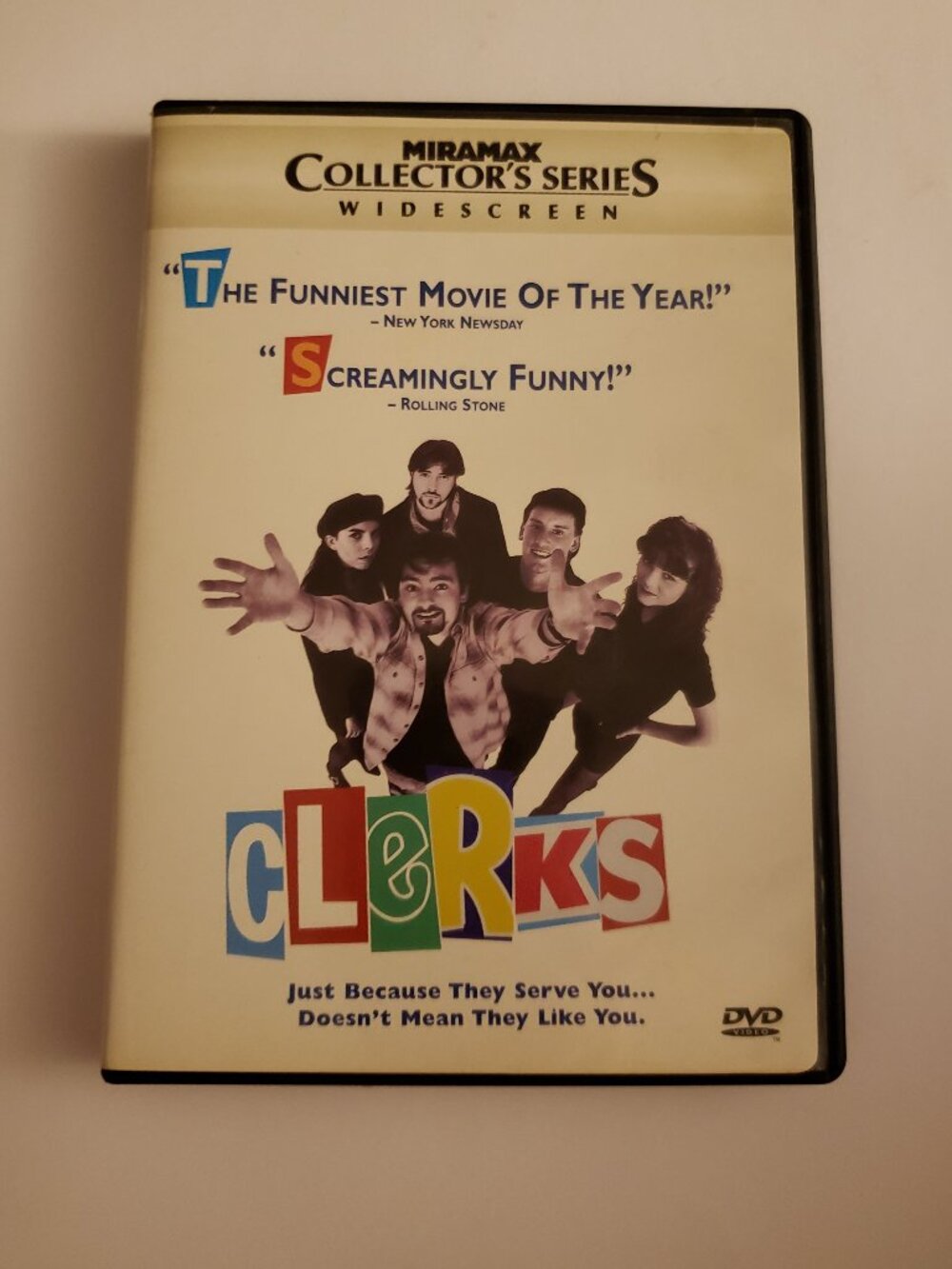 Clerks DVD Kevin Smith Indie Film 90s Black and White